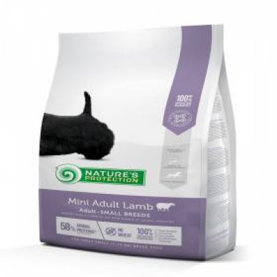 NATURES PROTECTION MINI ADULT LAMB SMALL BREED DOG  